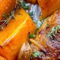 BBQ Chicken and butternut squash