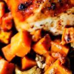 Roast turkey with sweet potato